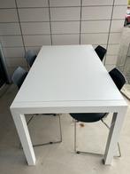Kristalia tafel met Shark design stoelen, Huis en Inrichting, Tafels | Eettafels, Ophalen, 100 tot 150 cm, Zo goed als nieuw, Vier personen