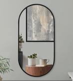 ovaal spiegel modern (zwart), Huis en Inrichting, Woonaccessoires | Spiegels, 100 tot 150 cm, Nieuw, Ophalen of Verzenden, Ovaal