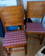 2 Zweedse stoelen, Huis en Inrichting, Stoelen, Ophalen, Hout, Gebruikt, Twee