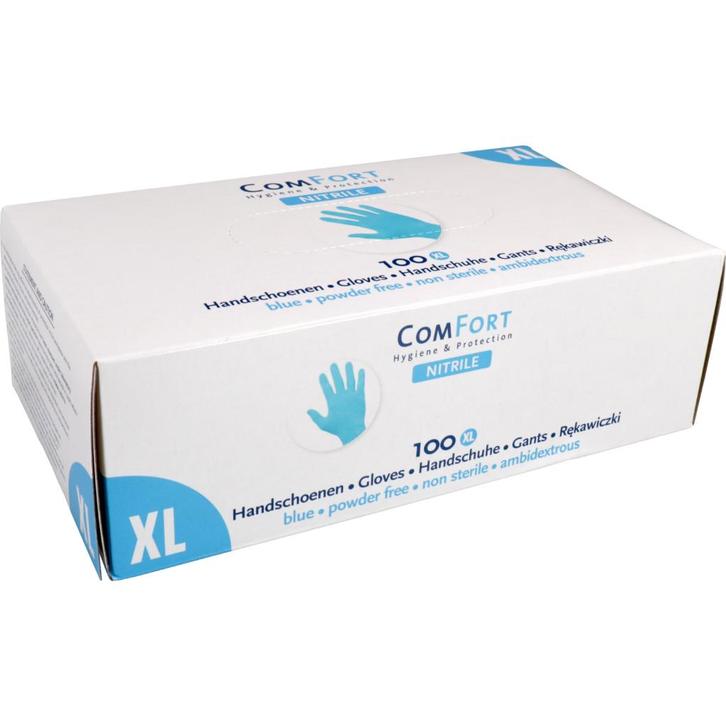 ComFort nitril handschoenen - Maat XL - 10x100 Voordeelpak!, Diversen, Verpleegmiddelen, Nieuw, Verzenden
