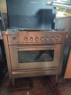 Boretti gasfornuis met oven, Witgoed en Apparatuur, Fornuizen, Ophalen, 60 cm of meer, Zo goed als nieuw, Gas