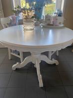 Eethoektafel/ eettafel/ Brocante, Huis en Inrichting, Tafels | Eettafels, Ophalen, Gebruikt, 100 tot 150 cm, Rond