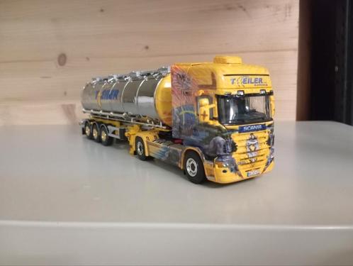 Scania R Teiler tankoplegger WSI, Hobby en Vrije tijd, Modelauto's | 1:50, Nieuw, Bus of Vrachtwagen, Wsi, Ophalen of Verzenden