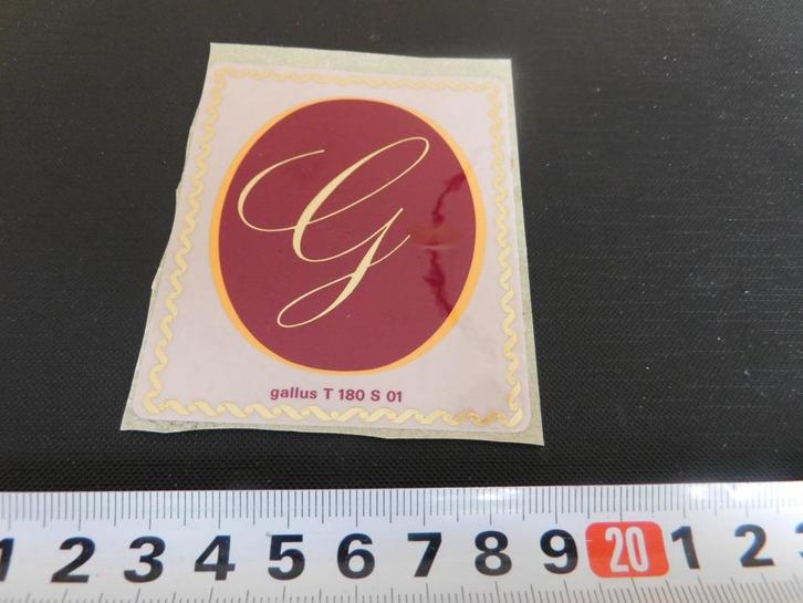 sticker Gailus T 180 S 01 G, Verzamelen, Stickers, Zo goed als nieuw, Ophalen