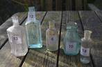Diverse bodemvondsten flessen en flesjes ca. 1900, Antiek en Kunst, Antiek | Glas en Kristal, Ophalen of Verzenden