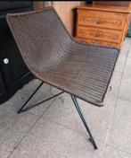 Woood Otis Fauteuil - Zo Goed Als Nieuw!, Ophalen, Bruin, Zo goed als nieuw, Riet of Rotan