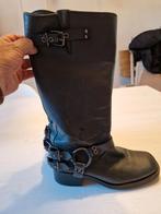 Omoda Bikerboots Zwart Leder Maat 38, Hoge laarzen, Zwart, Omoda, Ophalen of Verzenden