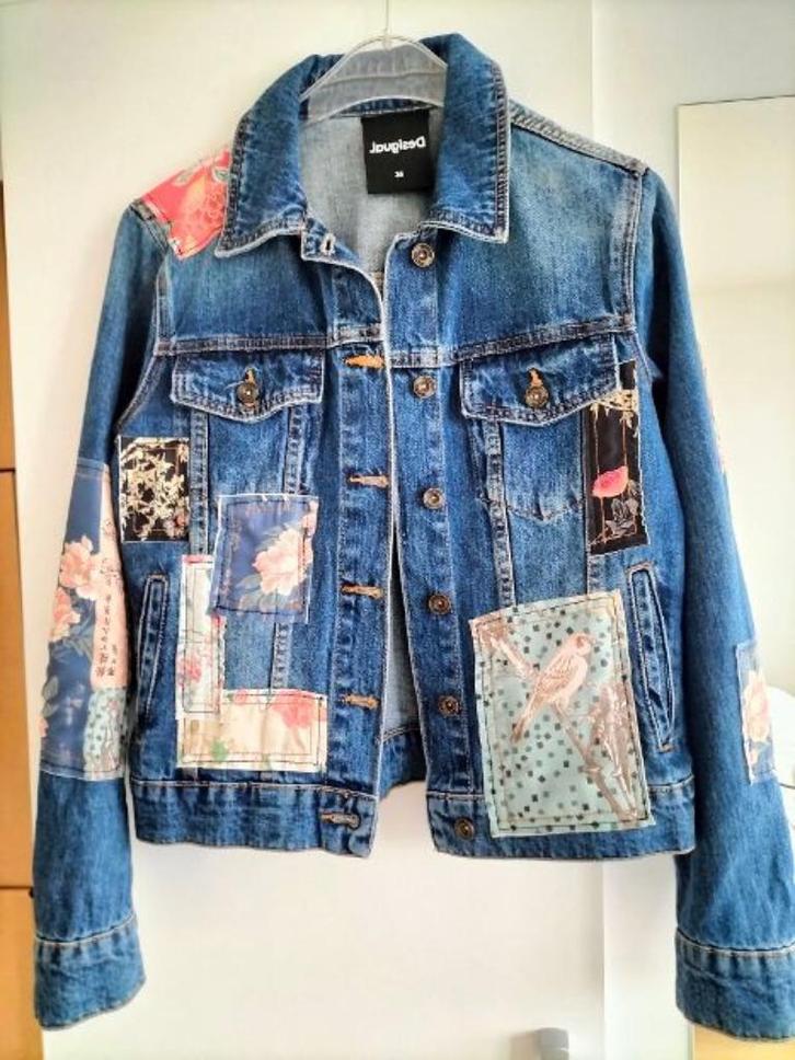 desigual superleuke nieuwe spijkerjas maat XS / S, Kleding | Dames, Jassen | Winter, Zo goed als nieuw, Maat 34 (XS) of kleiner