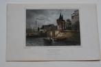 AMSTERDAM SCHREIJERSTOREN TERWEN 1858 STAALGRAVURE G20, Antiek en Kunst, Kunst | Etsen en Gravures, Verzenden