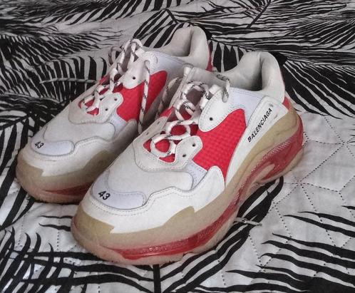 Balenciaga Triple S Sneakers Maat 43, Kleding | Heren, Schoenen, Gedragen, Wit, Ophalen of Verzenden