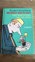 Rindert Kromhout - Wedden dat ik lees! Boek boeken leesboek, Rindert Kromhout, Ophalen of Verzenden, Fictie algemeen, Zo goed als nieuw