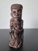 Massief hangemaakt Afrikaans Houten Beeldje, Antiek en Kunst, Kunst | Beelden en Houtsnijwerken, Ophalen of Verzenden