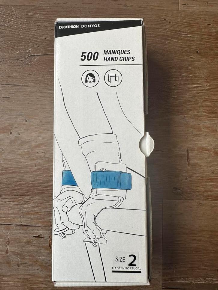 Domyos turnleertjes maat 2 en badstof polsbandjes, Sport en Fitness, Turnen, Zo goed als nieuw, Overige typen, Kindermaat 146 t/m 176