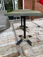 3 voormalige V&D tafeltjes, Ophalen, Gebruikt, Vierkant, Metaal