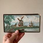 Antieke Tegel Porceleyne Fles Molenzicht, Cloisonne Tegel, Antiek en Kunst, Antiek | Wandborden en Tegels, Ophalen of Verzenden