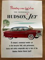 1953 folder Hudson Jet, Ophalen of Verzenden, Zo goed als nieuw, Overige merken