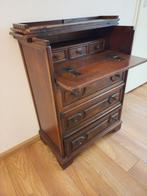 Secretaire, hout, 3 lades, Huis en Inrichting, Kasten | Secretaires, Ophalen, Gebruikt