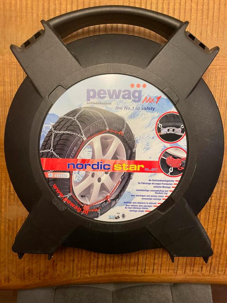 Sneeuwkettingen pewag Nordic Star N73ST, Auto diversen, Sneeuwkettingen, Gebruikt, Ophalen