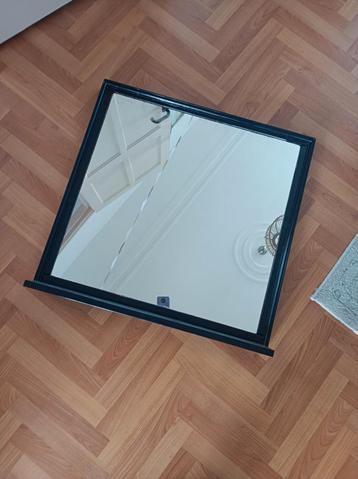 Ikea zwarte spiegel met plank