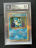 Blastoise base set holo japans BGS 8.5, Ophalen of Verzenden, Zo goed als nieuw, Losse kaart