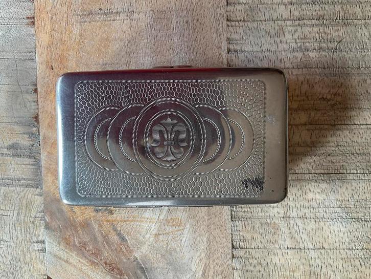 Antiek Tabaksdoosje, Antiek en Kunst, Antiek | Goud en Zilver, Ophalen of Verzenden