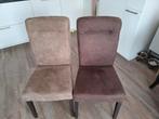 Eetkamer stoelen 4 stuks z.g.a.n, Huis en Inrichting, Stoelen, Ophalen, Zo goed als nieuw, Bruin, Vier