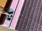 Luxaflex plissé gordijnen oud-roze 4 stuks, Ophalen, Zo goed als nieuw, Overige kleuren