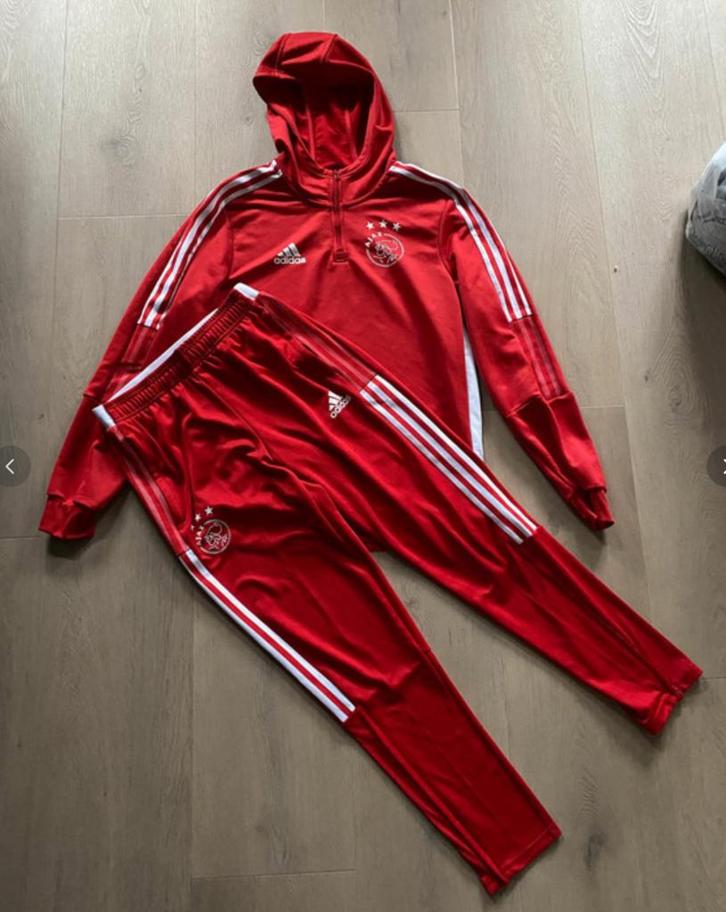 Ajax hoodie en trainingsbroek 176 - origineel  en als nieuw, Kinderen en Baby's, Kinderkleding | Maat 176, Zo goed als nieuw, Jongen of Meisje