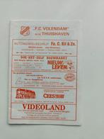 Volendam - AJAX Officieel programma 27 maart 1988, Verzenden, Zo goed als nieuw, Ajax, Overige typen