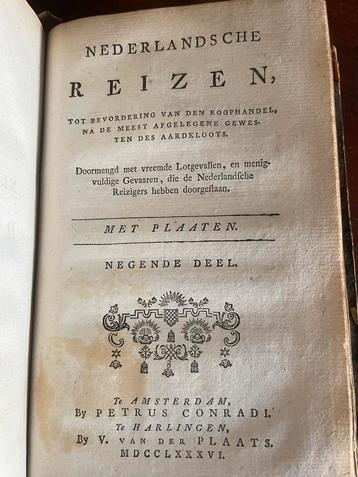 Nederlandsche Reizen Pieter van den Broeck 1784-1787 beschikbaar voor biedingen