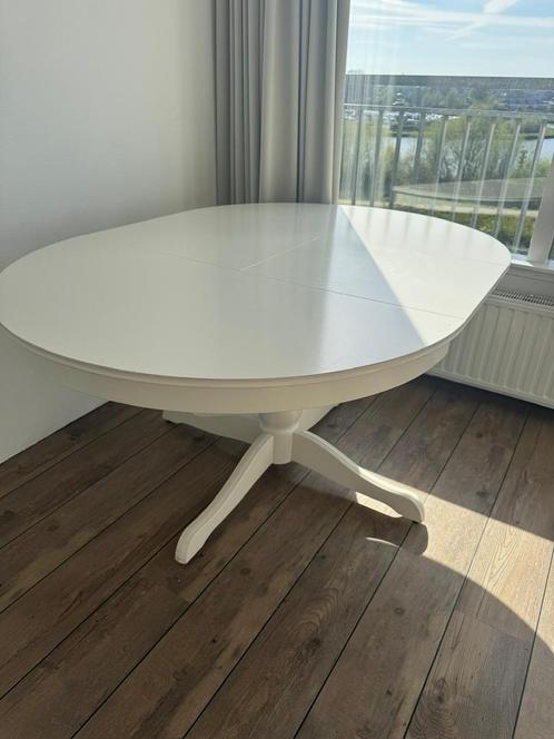 Uitschuifbare tafel rond/ovaal, Huis en Inrichting, Tafels | Eettafels, Ovaal, Ophalen