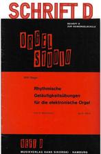 Bo364 bladmuziek orgel studio schrift d, Orgel, Gebruikt, Klassiek, Ophalen of Verzenden