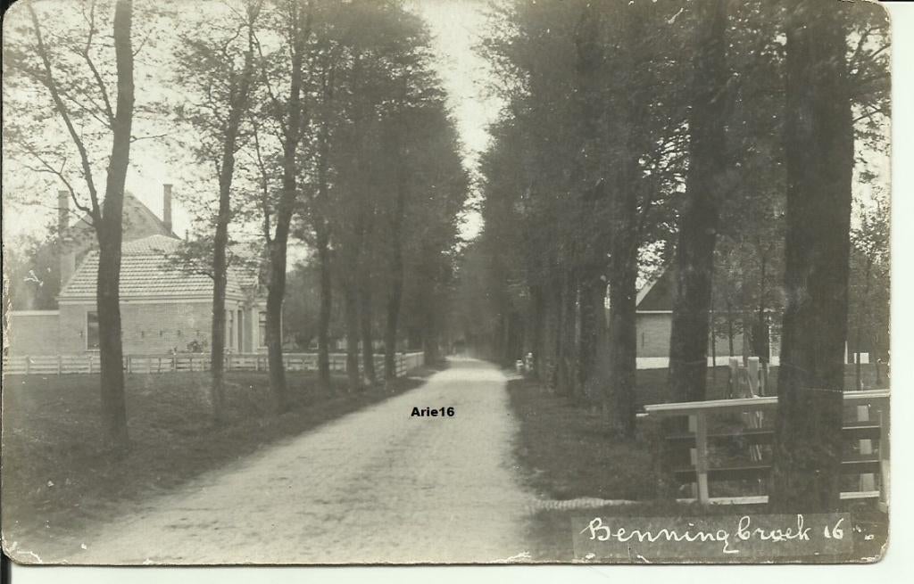 Benningbroek, Verzamelen, Ansichtkaarten | Nederland, Verzenden, Voor 1920, Ongelopen, Noord-Holland