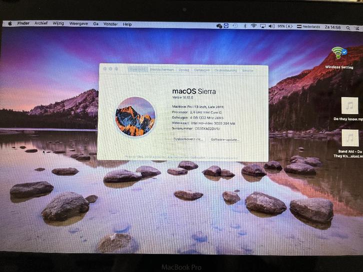 MacBook Pro 2011, Computers en Software, Apple Macbooks, Gebruikt, MacBook Pro, 13 inch, 2 tot 3 Ghz, 128 GB of minder, 4 GB, Qwerty