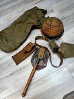 Legerspullen, Legerhelm, Veldfles, Koppelriem, Landmacht, Verzamelen, Militaria | Algemeen, Ophalen of Verzenden, Landmacht, Nederland