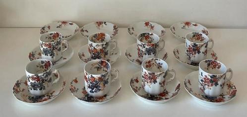 8 Haviland Limoges antieke kop en schotels, Antiek en Kunst, Antiek | Porselein, Ophalen of Verzenden
