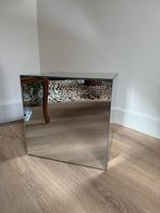 Vierkant spiegel kubus zuiltje 40x40cm, Huis en Inrichting, Tafels | Bijzettafels, Ophalen, Minder dan 45 cm, Minder dan 55 cm