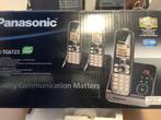 Panasonic KX-TG6723 Draadloze Telefoon met 3 Handsets, Ophalen, Gebruikt, 3 handsets, Stralingsarm