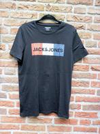 Nieuw zwart herenshirt met print Jack&Jones maat L, Maat 52/54 (L), Zwart, Nieuw, Ophalen of Verzenden