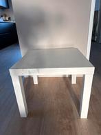 Eenvoudig wit tafeltje Ikea Lack 55x55, Minder dan 55 cm, Gebruikt, Vierkant, Hout