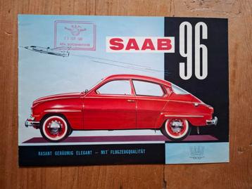 SAAB 96 brochure - 1960 beschikbaar voor biedingen