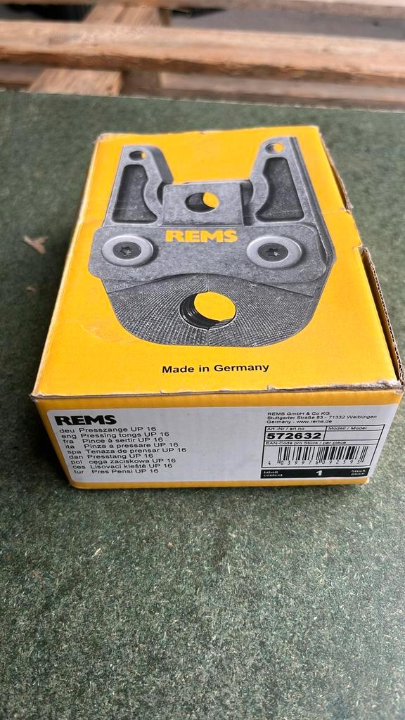 REMS persbek UP 16, Doe-het-zelf en Verbouw, Gereedschap | Overige machines, Nieuw, Ophalen of Verzenden