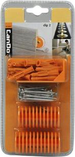 Cando clip 2 om plinten vast te zetten oranje, Ophalen, Nieuw, Minder dan 10 m²