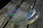Mooi iriserend glazen schaaltje, gesigneerd, Antiek en Kunst, Antiek | Glas en Kristal, Ophalen of Verzenden