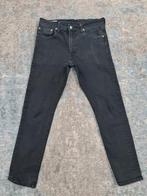 Levi's 512 W32 L30 Skinny Tapered STRETCH Bronno3230 Zwart, W32 (confectie 46) of kleiner, Ophalen of Verzenden, Zo goed als nieuw