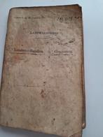 Zakboekje Landweerdistrict Leeuwarden  1907, Verzamelen, Ophalen of Verzenden, Landmacht, Nederland, Boek of Tijdschrift