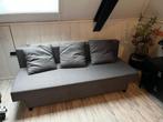 Slaapbank 2 persoons IKEA grijs met opbergruimte, Ophalen, Tweepersoons, 190 cm of minder, Zo goed als nieuw