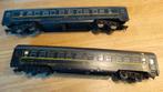 2 Rijtuigen Fleischmann LITS  adv 15, Gebruikt, Gelijkstroom, Fleischmann, Wagon