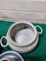 servies retro blauw grijs boch la louviere, Ophalen of Verzenden