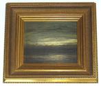 Schilderij Schemering in de zee, atelier Mesdag, olieverf., Antiek en Kunst, Kunst | Schilderijen | Klassiek, Ophalen